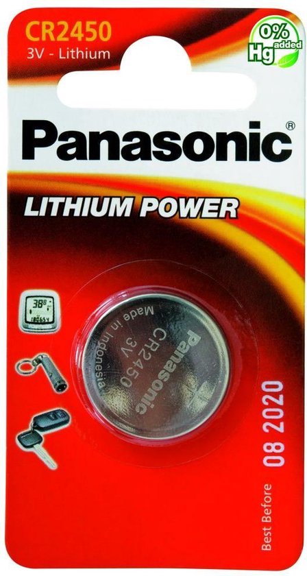 Panasonic CR2450 3V au meilleur prix sur