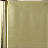 Cadeaupapier, B: 50 cm, 65 gr, goud, 4 m/ 1 rol