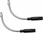 Verstelbare Elvedes V-brake bochtjes 90° RVS (2 stuks)