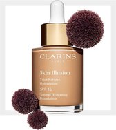 Clarins Skin Illusion Teint Naturel Hydratation - SPF 15 - Foundation - 110 Honey - 30 ml
