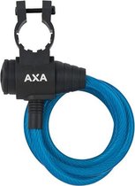 Axa zipp krulslot 8mm/120cm blauw