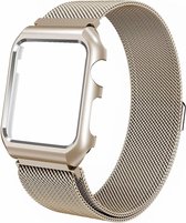 Milanese case band - champagne - Geschikt voor Apple Watch