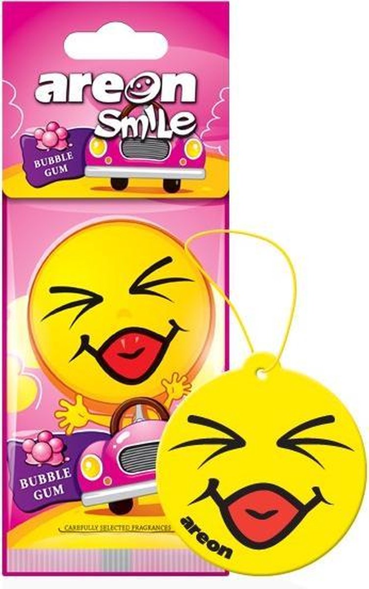 Smile Dry auto luchtverfrisser Bubble Gum