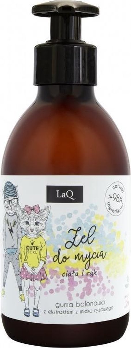 Laq - Natural Bath Gel About The Smell of Balloon Gum With Milk Extract