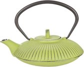 Umbrella theepot met filter - groen - 0.8L - gietijzer