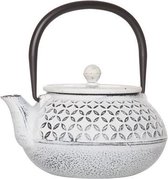 Tokyo cream theepot met filter - 0.85L - gietijzer