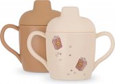 Tuitbekers Popcorn/Light Brown (2st) Konges Slojd