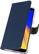 Wicked Narwal | Wallet Cases Hoesje voor Samsung Galaxy J4 Plus Navy