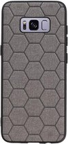 Wicked Narwal | Hexagon Hard Case voor Samsung Samsung Galaxy S8 Grijs