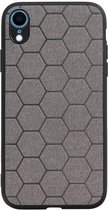 Wicked Narwal | Hexagon Hard Case voor iPhone XR Grijs