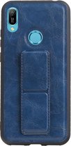 Wicked Narwal | Grip Stand Hardcase Backcover voor Huawei Y6 2019 Blauw