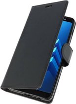 Wicked Narwal | Wallet Cases Hoesje voor Samsung Galaxy A8 Plus (2018) Zwart