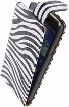 Wicked Narwal | Zebra Classic Flip Hoes voor LG L Bello D335 Wit