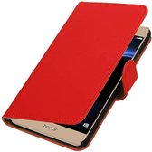 Wicked Narwal | bookstyle / book case/ wallet case Hoes voor Samsung Galaxy C7 Rood -