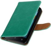 Wicked Narwal | Premium TPU PU Leder bookstyle / book case/ wallet case voor Huawei Y560 Groen