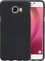 Wicked Narwal | Sand Look TPU Hoesje voor Samsung Galaxy C7 Zwart
