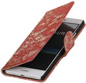 Wicked Narwal | Lace bookstyle / book case/ wallet case voor Huawei P9 Plus Wit