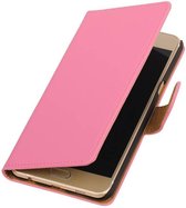 Wicked Narwal | bookstyle / book case/ wallet case Hoes voor Samsung Galaxy C5 Roze