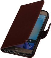 Wicked Narwal | TPU bookstyle / book case/ wallet case Hoes voor Samsung Galaxy A3 (2016) A310F Bruin
