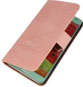 Wicked Narwal | Devil bookstyle / book case/ wallet case Hoes voor Samsung Galaxy Note 3 Neo Licht Roze