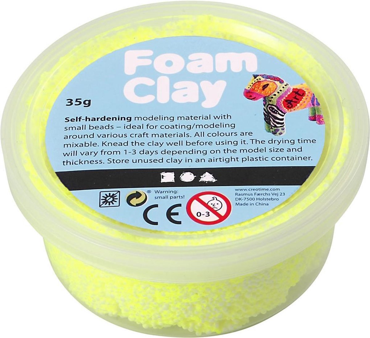 Foam Clay® neon geel 35gr