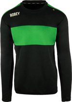 Robey Sweater - Voetbaltrui - Black/Green - Maat 128