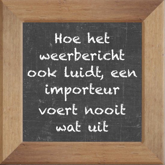 Wijsheden op krijtbord tegel over Weer