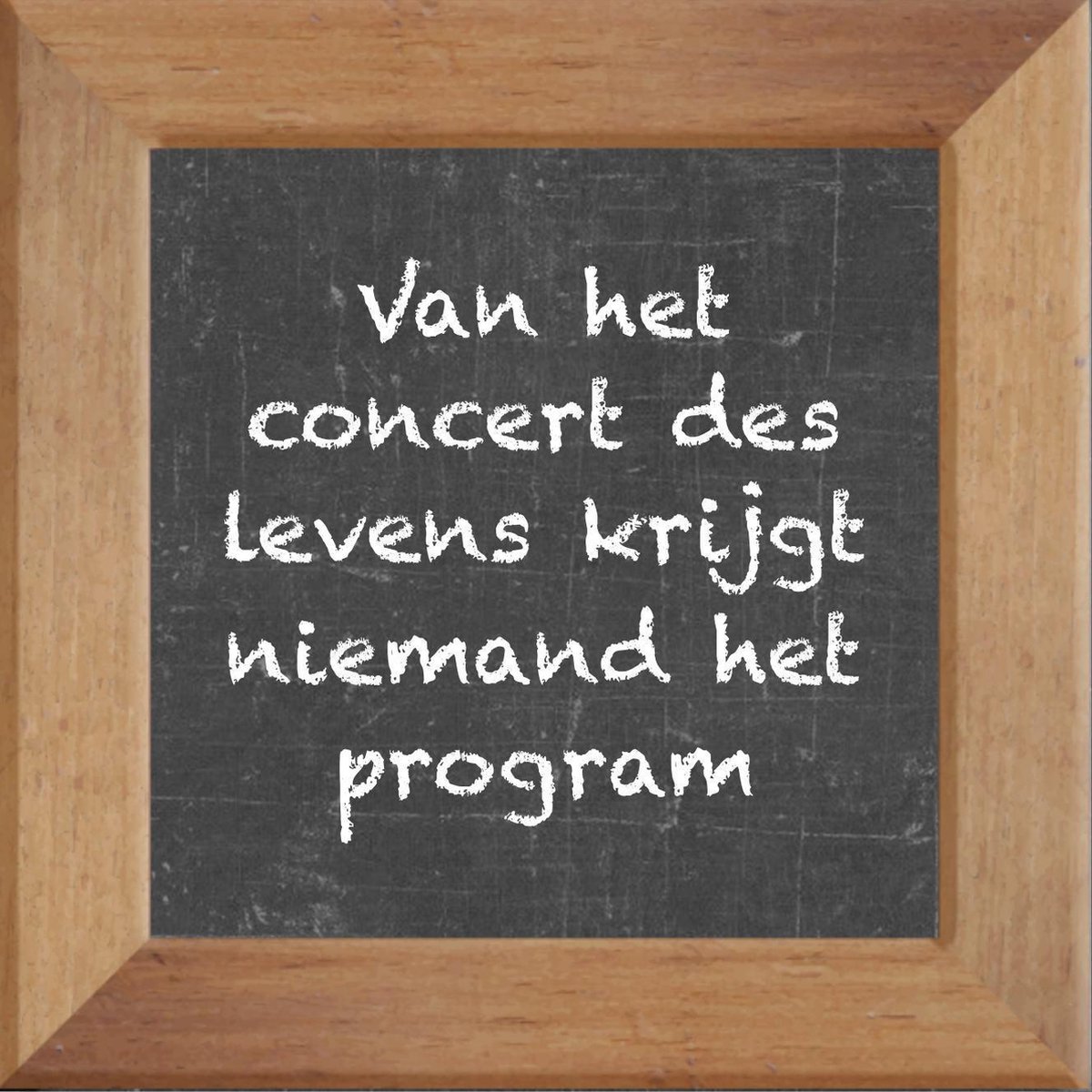 van het programma des levens
