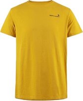 Klättermusen T-shirt Runa Heren Katoen Geel Maat S