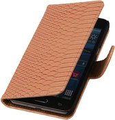Wicked Narwal | Snake bookstyle / book case/ wallet case Hoes voor Samsung Galaxy Prime G530F Licht Roze