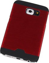 Wicked Narwal | Lichte Aluminium Hardcase voor Samsung Galaxy S6 Edge G925F Rood