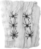Smiffys - Spinnenweb - Met 6 spinnen