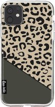 Casetastic Apple iPhone 11 Hoesje - Softcover Hoesje met Design - Leopard Mix Green Print