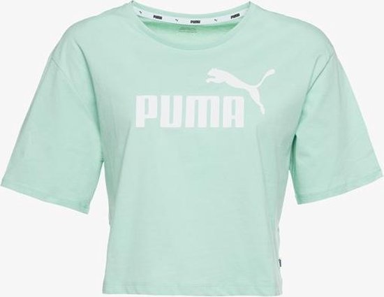 Puma Cropped Logo Tee dames - - Maat M | bol.com