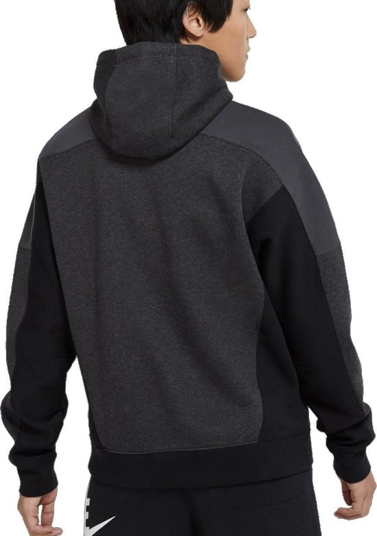 nike panel block hoodie