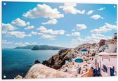 Tuinposter – Mooi Uitzicht over Kos - Griekenland - 120x80cm Foto op Tuinposter  (wanddecoratie voor buiten en binnen)
