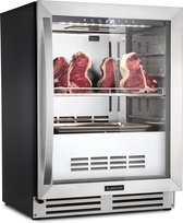 Klarstein Steakhouse Pro vleesrijpingskast 1 zone 98 Ltr 1-25°C touch rvs