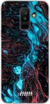 Samsung Galaxy A6 Plus (2018) Hoesje Transparant TPU Case - River Fluid #ffffff