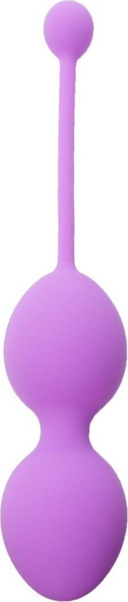 Goedkoopste Vagina Balletjes - Silicone Kegel Balls 32mm 125g Purple - Boss Series