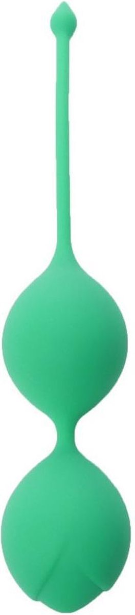 Goedkoopste Vagina Balletjes - Silicone Kegel Balls 29mm 60g Green - Boss Series