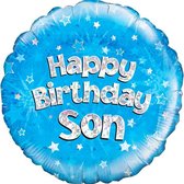 Ballon aluminium Happy Birthday Son