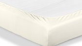 M line Jersey Hoeslaken voor Matras - 100% Katoen - 120/130 x 200/220 cm - Gebroken Wit