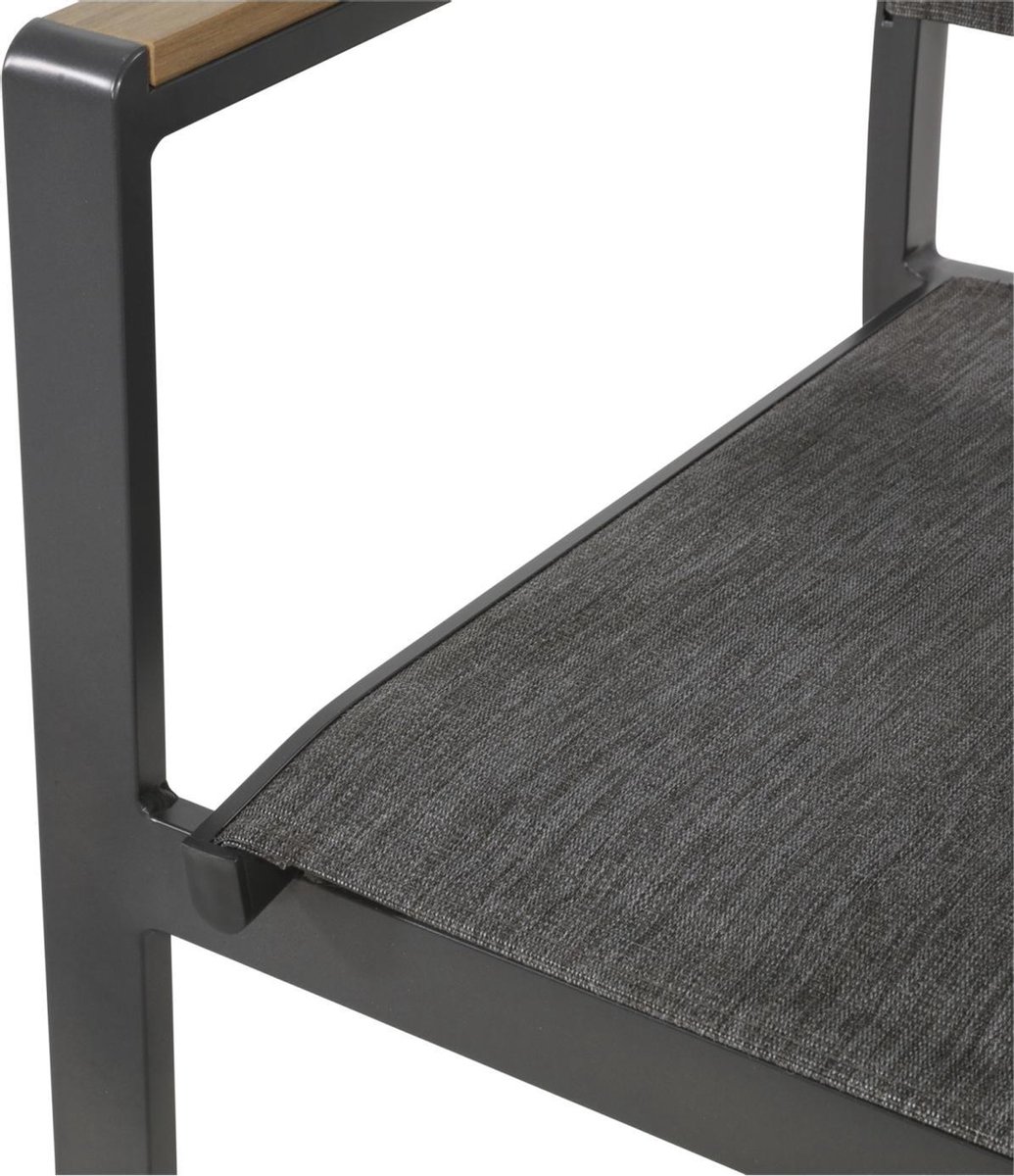 Lesli Living Outdoor Living Tuinstoel Arezzo - Antraciet