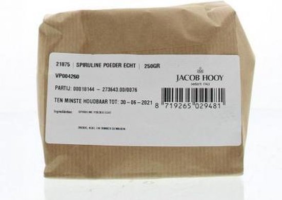 Jacob Hooy Spirulina poeder 250 gram