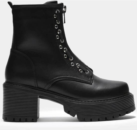 Koi Footwear Kimi Zip 80's Laarzen Zwart | bol.com