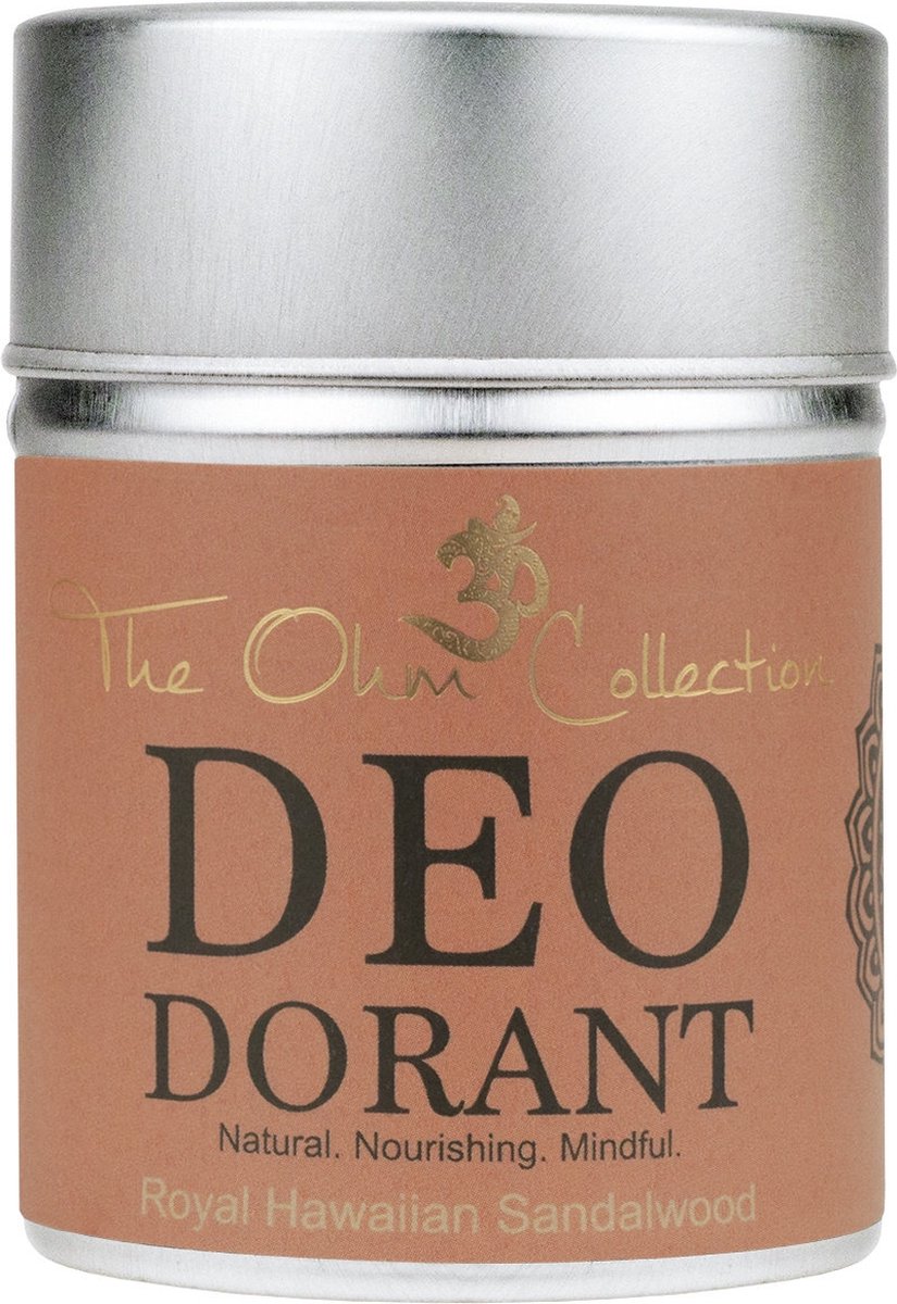 The Ohm Collection Deo Dorant Poeder Sandalwood - 120g