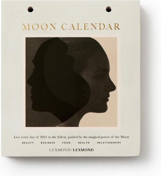 Moon Calendar 2021 Block calender Lexmond vs Lexmond English