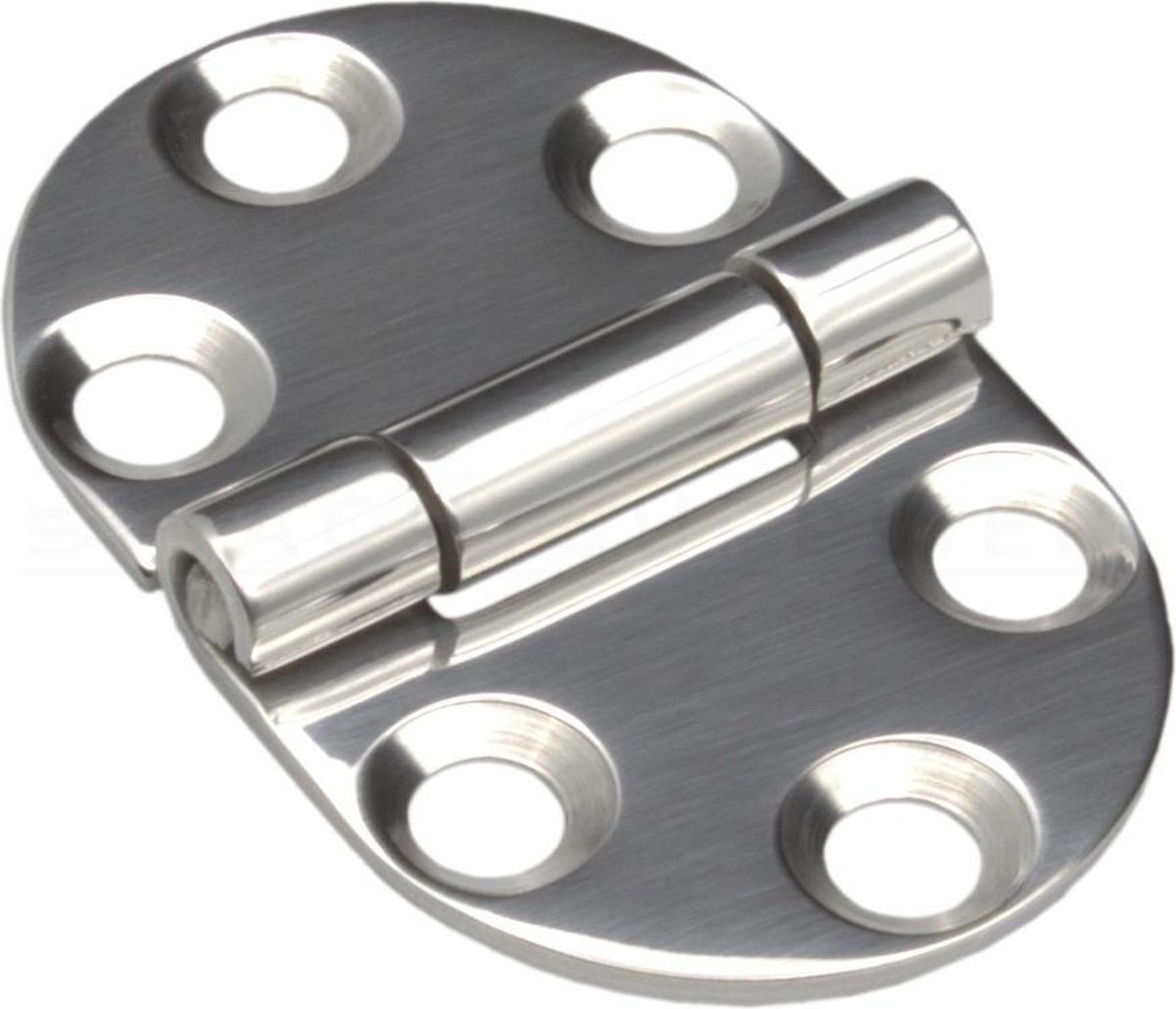 Luikscharnier - 47x30x1,5 - Rvs - Knoop boven