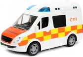 Toi-toys Ambulance S.o.s. Junior 22 Cm Wit/oranje