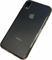 Apple iPhone Xr - Silicone transparante soft hoesje Sophie goud - Geschikt voor